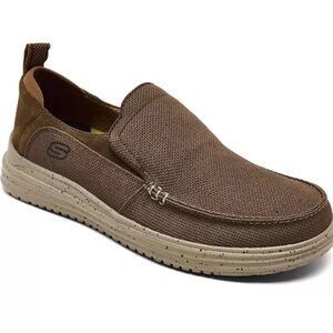 Skechers Men's Proven-Renco Slip-On Comfort Sneakers Loafers Brown Size 13